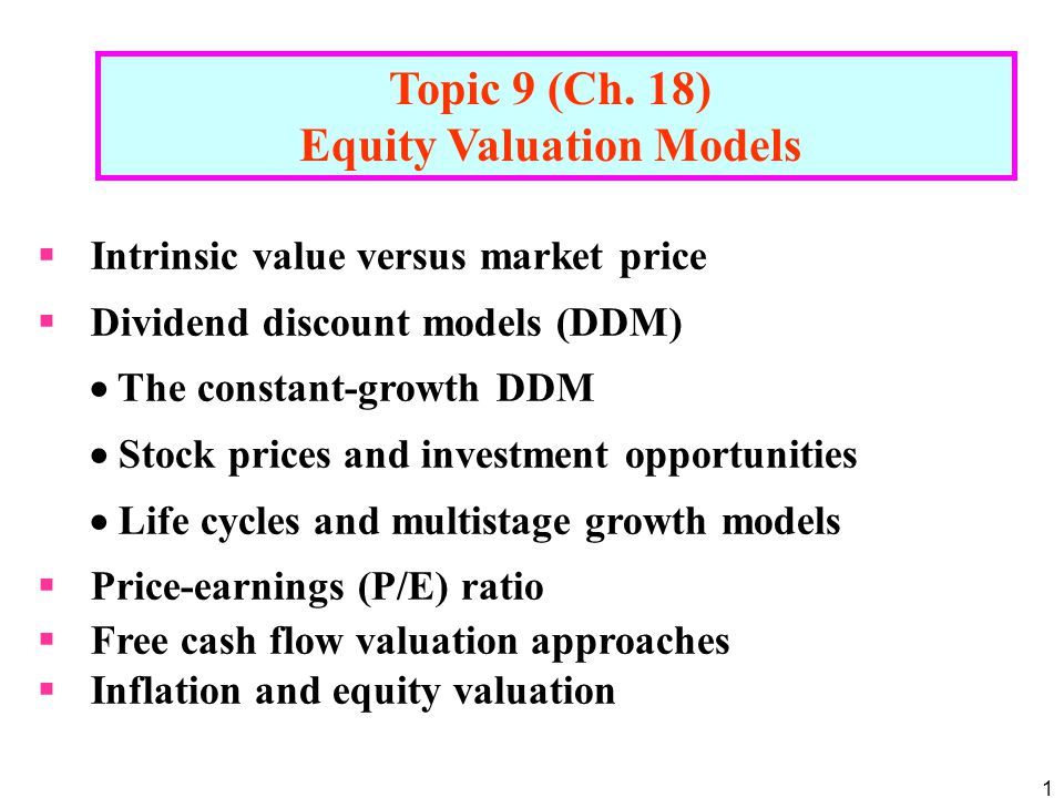 Relative Valuation Model